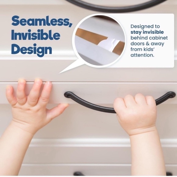 Benny Bradley's Invisible Cabinet Latch Locks - 20 Pack - Picture 5 of 6